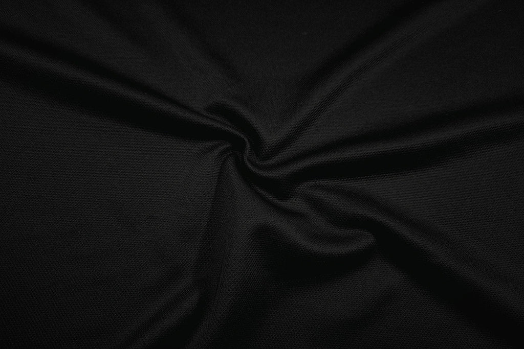 Rianbow Fabrics Black Sport Netting Lycra Lycra