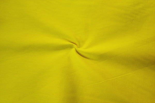 Rainbow Fabrics Bright Yellow Pure Cotton