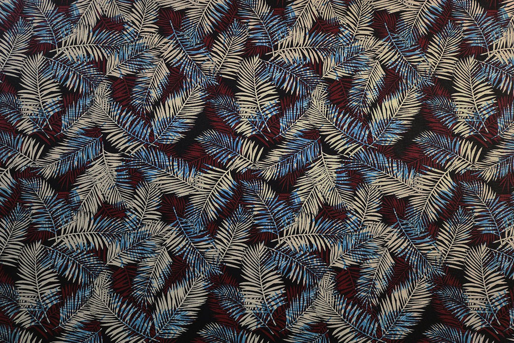 Rainbow Fabrics Christmas Foliage Abstract Patchwork / Craft Fabric Red Craft Fabric