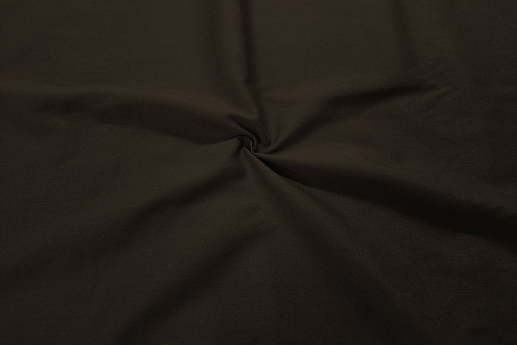 Rainbow Fabrics Dark Chocolate Brown Pure Cotton
