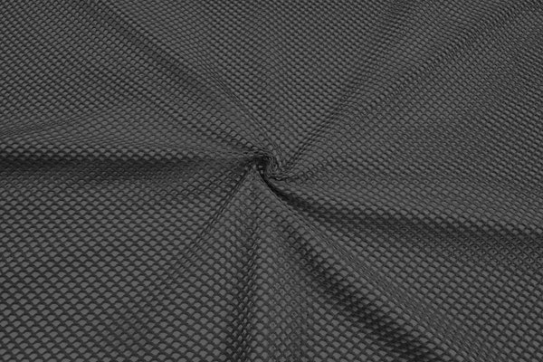 Dark Grey Sport Mesh Fabric