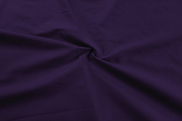 Rainbow Fabrics Deep Violet Pure Cotton