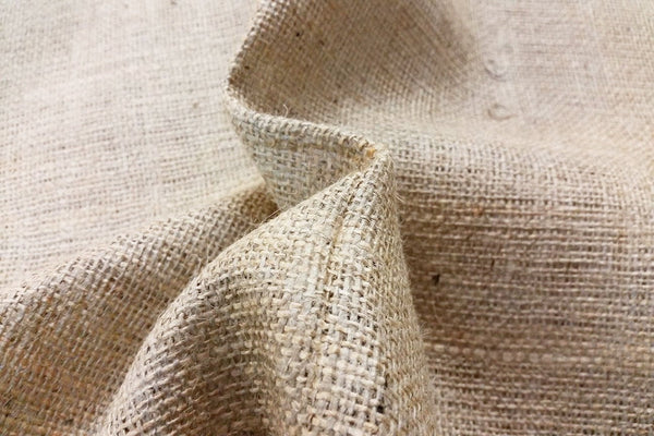 Rainbow Fabrics H1: Natural Hessian/Burlap