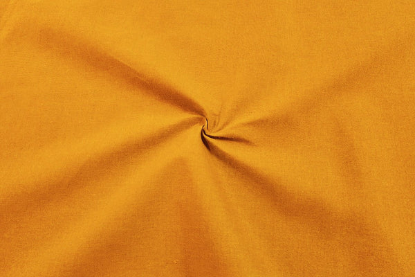 Rainbow Fabrics Marigold Orange Pure Cotton
