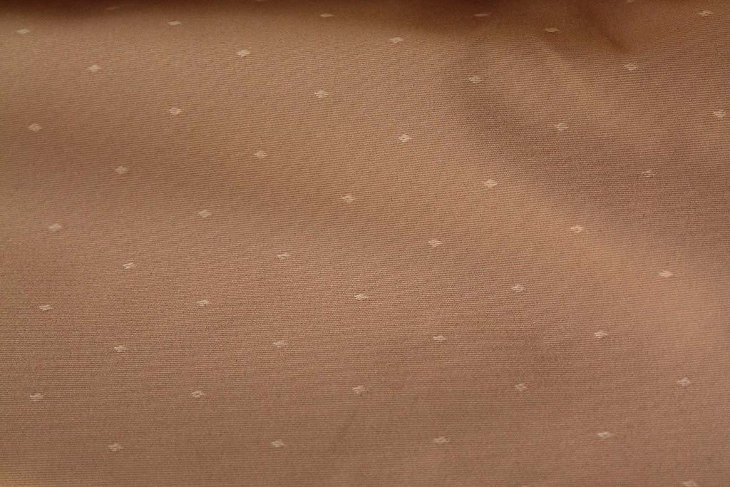 2P: Witchwood Dots Brown Rubber back Curtains - Rainbow Fabrics