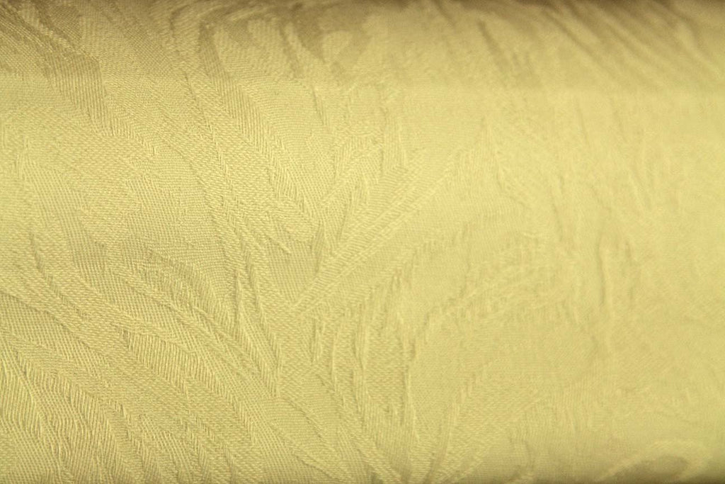 3P: Yellow Wisp Rubber back Curtains - Rainbow Fabrics
