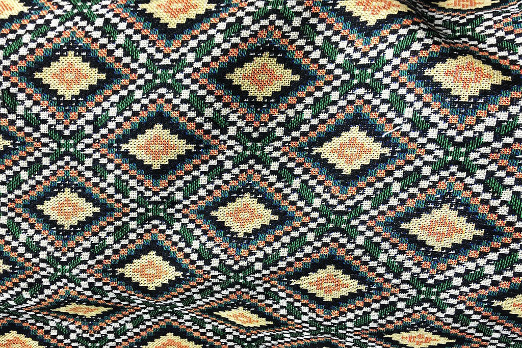 AT:  Nanche Diamonds Aztec Tapestry - Rainbow Fabrics