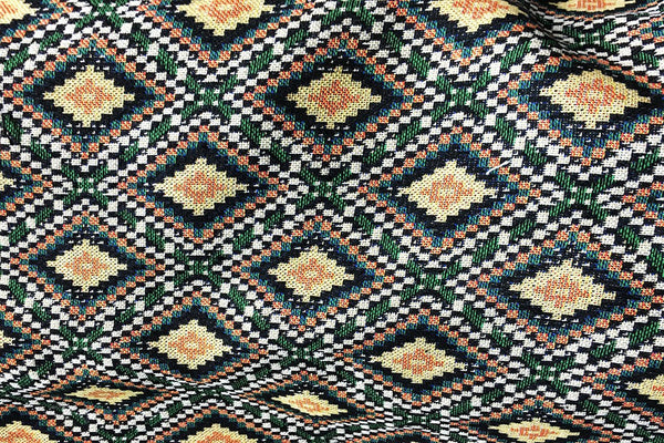AT:  Nanche Diamonds Aztec Tapestry - Rainbow Fabrics