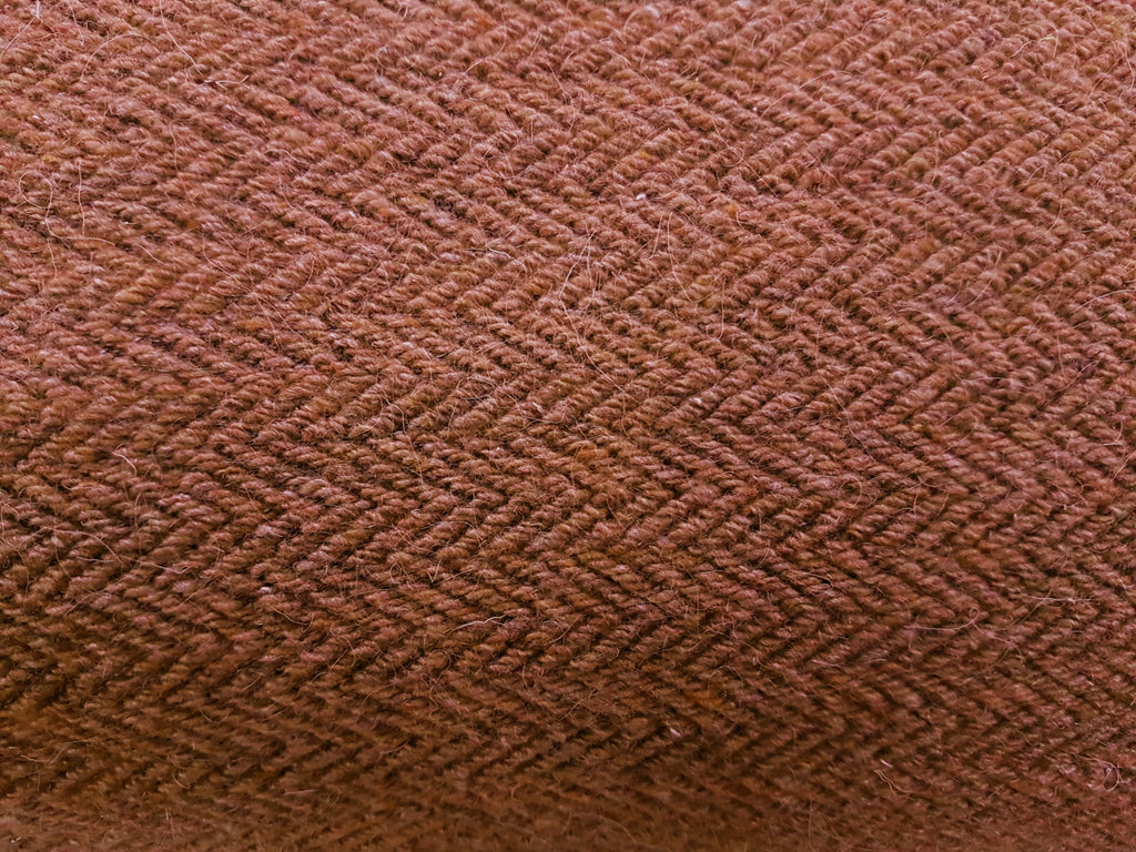 AW: Orange Zig-Zag Acrylic Wool - Rainbow Fabrics