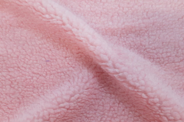 Rainbow Fabrics Baby Pink Sherpa