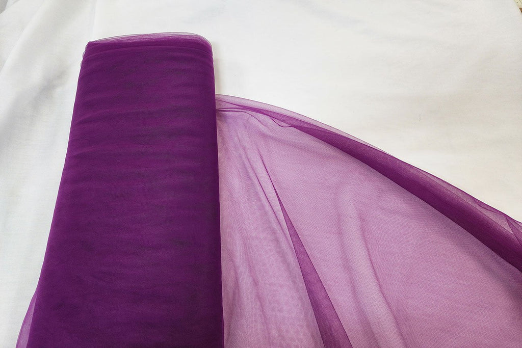Rainbow Fabrics BT: Boysenberry Purple Bridal Tulle