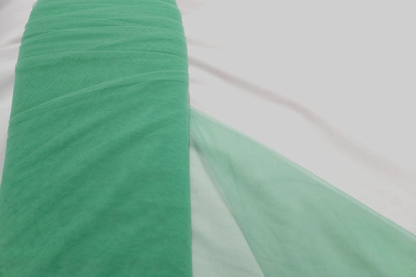 Rainbow Fabrics BT: Dark Mint Green Bridal Tulle