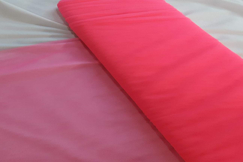 Rainbow Fabrics BT: Neon Hot Pink Bridal Tulle