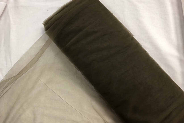 Rainbow Fabrics BT: Olive Green Bridal Tulle -04