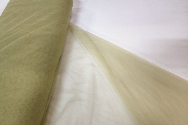 Rainbow Fabrics BT: Pale Moss Green Bridal Tulle