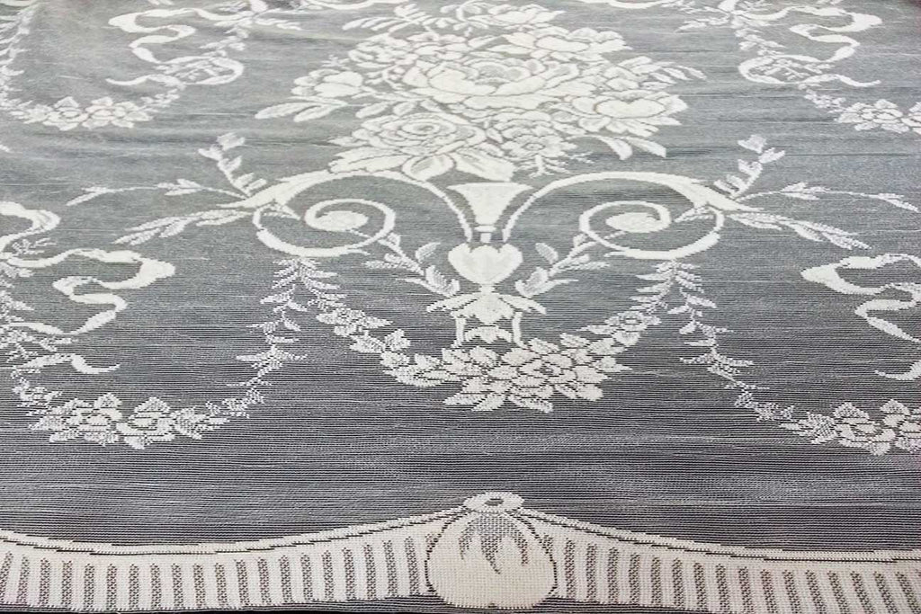 Rainbow Fabrics CL: Beatrice Cream Curtain Lace