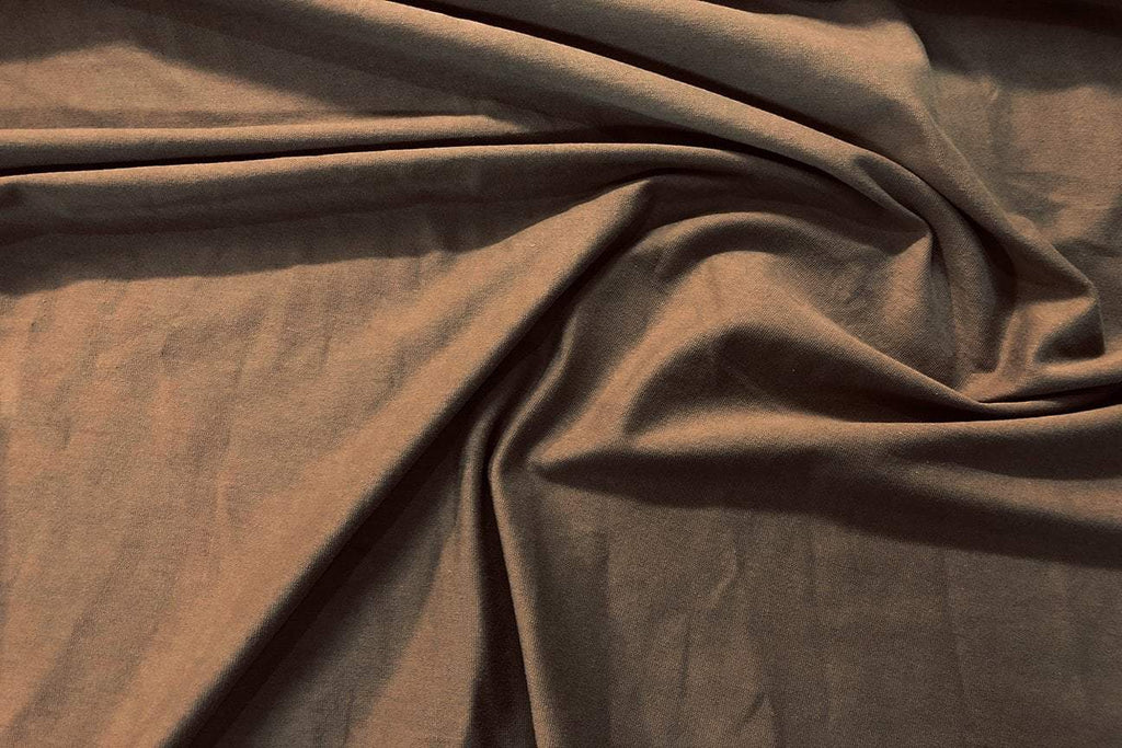 Rainbow Fabrics CL: Coffee Brown Cotton Lycra Pink Fabric Price per meter