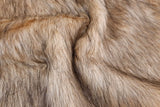 Rainbow Fabrics F1: Black Prickle Fur On Dark Yellow Faux Fur