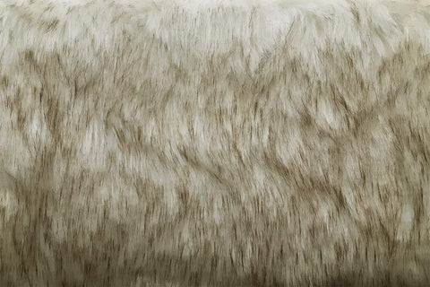F1: Brown Prickle Fur On Off White Faux Fur SOLD OUT