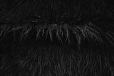 Rainbow Fabrics F1: Doggy Hair - Black Faux Fur