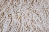 Rainbow Fabrics F1: Doggy Hair - Dark Cream Faux Fur