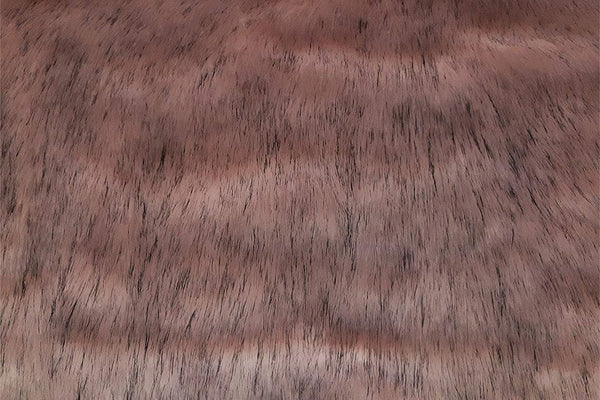 Rainbow Fabrics F1: Dusty Maple Pink Faux Fur