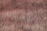 Rainbow Fabrics F1: Dusty Maple Pink Faux Fur