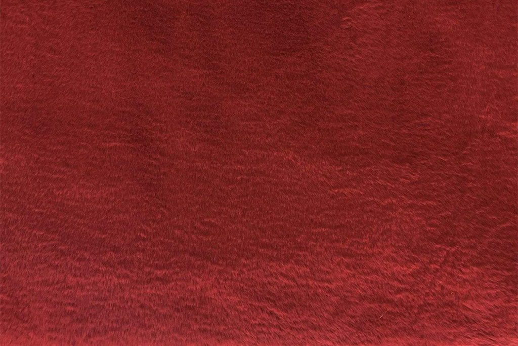Rainbow Fabrics F1: Fire Engine Red Faux Fur