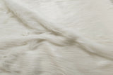 Rainbow Fabrics F1: Off White Long Hair Faux Fur