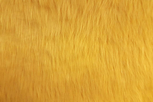 Rainbow Fabrics F1: Tweety Yellow Faux Fur - 41