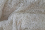 Rainbow Fabrics F1: White Doggy Faux Fur