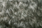 Rainbow Fabrics F1: Yellowish Grey And White Blend Faux Fur