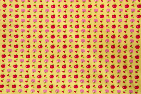FB: Apple Cherry Yellow Patchwork / Craft Fabric SOLD OUT