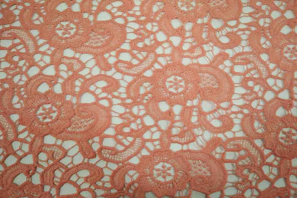 Rainbow Fabrics FL: Stella Orange Lace