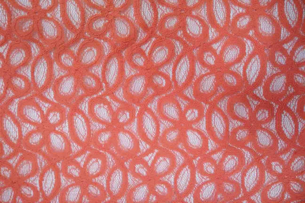 Rainbow Fabrics FL: Whimsical Orange Lace