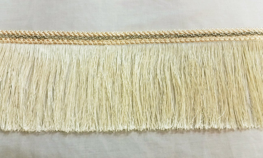 Rainbow Fabrics FT: Fringe Trim - Shiny Butter