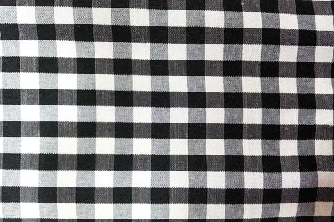 G1: Black and White Traditional Gingham---OUT OF STOCK
