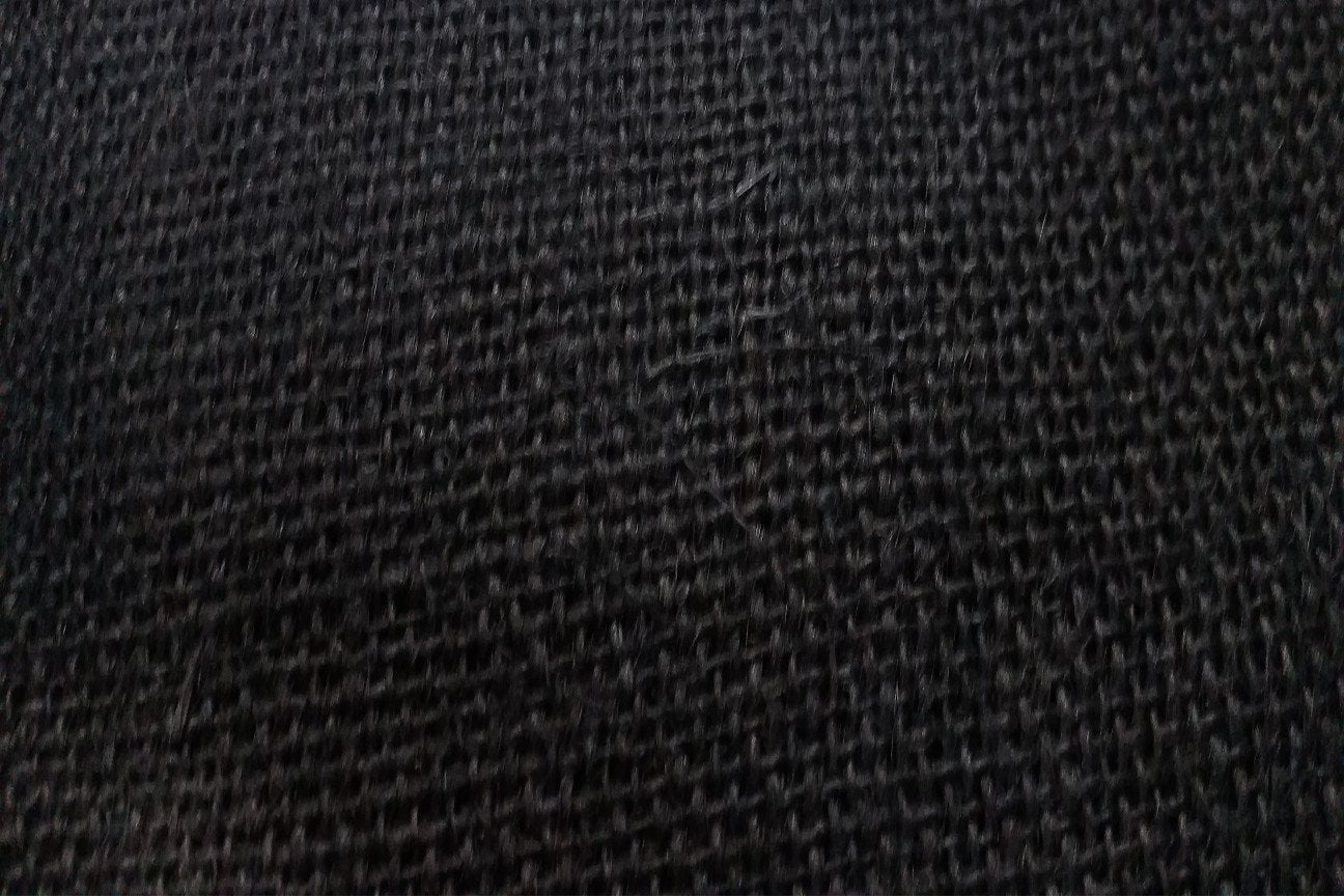 Black Hessian Burlap Jute Rainbow Fabric Sydney Rainbow Fabrics