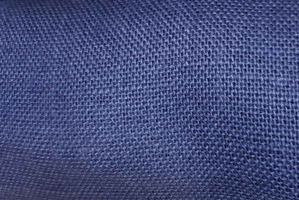 Rainbow Fabrics H1: Dark Navy Blue Hessian/Burlap