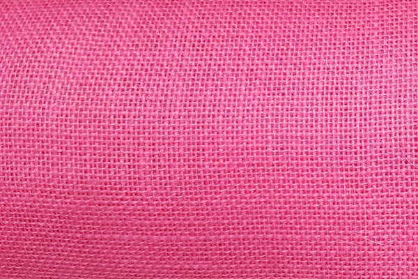 Rainbow Fabrics H1: Hot Pink Hessian/Burlap