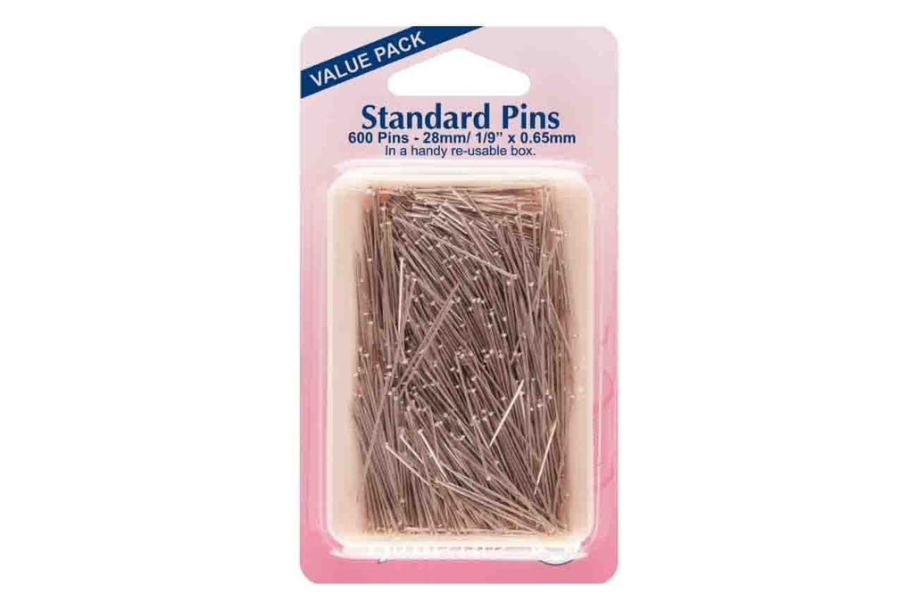 Rainbow Fabrics HY: Extra Value Standard Pins - Nickel