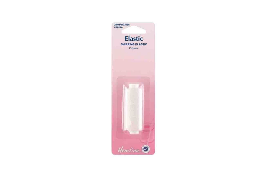Rainbow Fabrics HY: Shirring Elastic - White