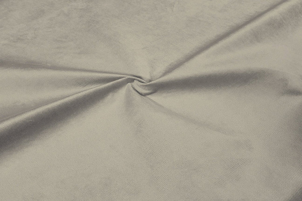 Rainbow Fabrics LV: Light Silver Velvet