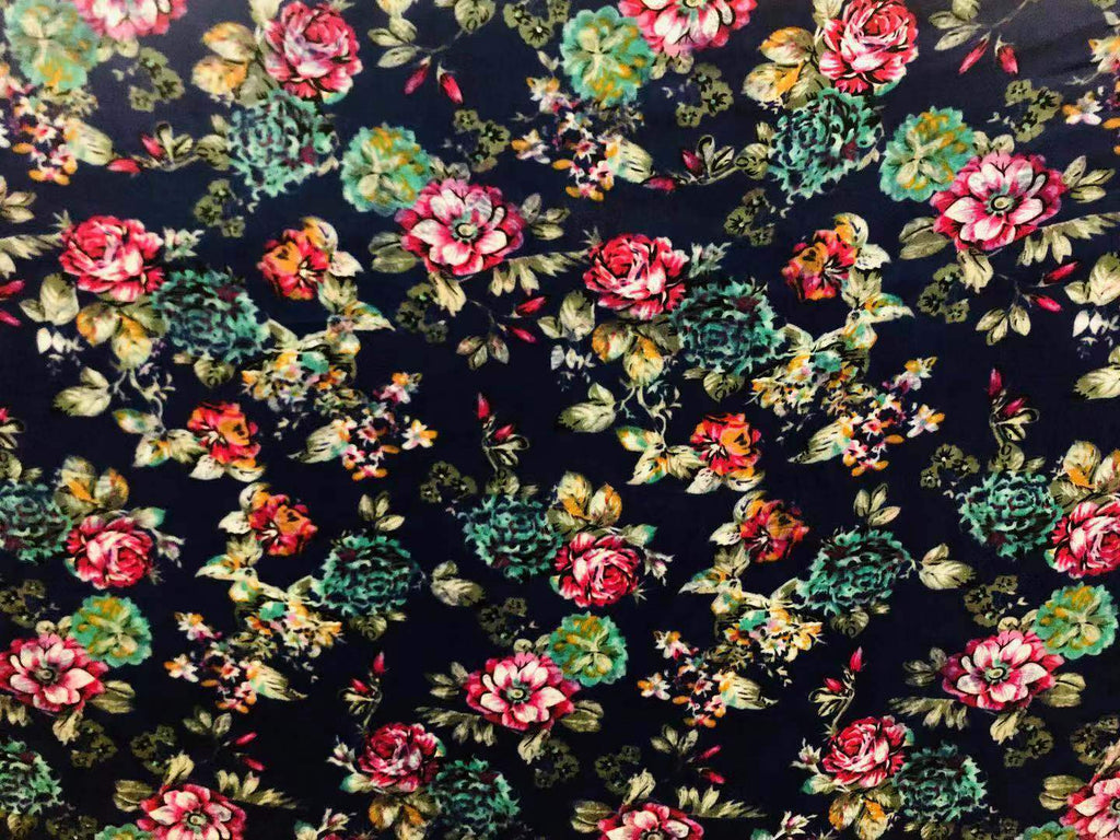 Rainbow Fabrics Midnight Melody Rayon Rayon