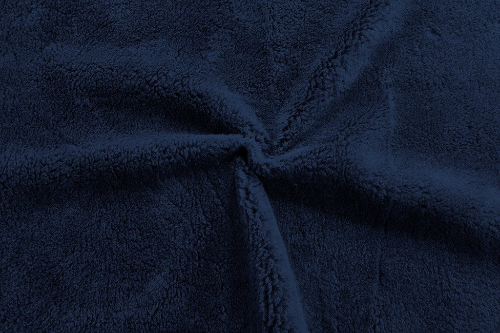 Rainbow Fabrics Navy Blue Sherpa