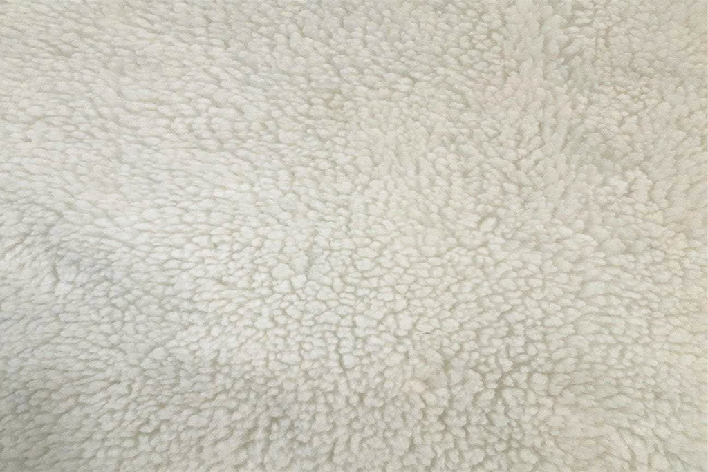 Rainbow Fabrics Off White Sherpa