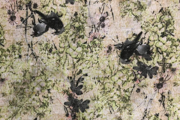 Rainbow Fabrics PB: Spring Floral Polyester Brocade