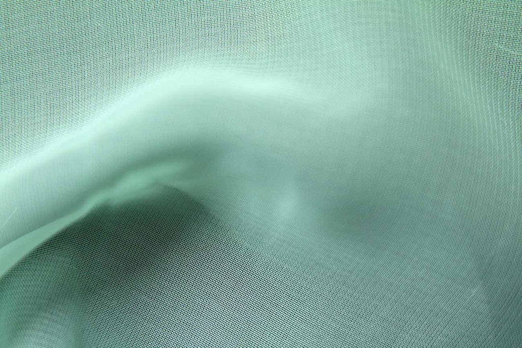 Rianbow Fabrics PC: Frosted Aqua Plain Chiffon Plain Chiffon