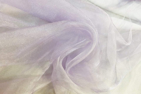 Rianbow Fabrics PCO: Lilac Plain Crystal Organza # 03 Plain Crystal Organza