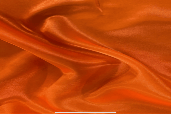 Rianbow Fabrics PS: Bright Orange Polyester Satin - 55 Polyester Satin
